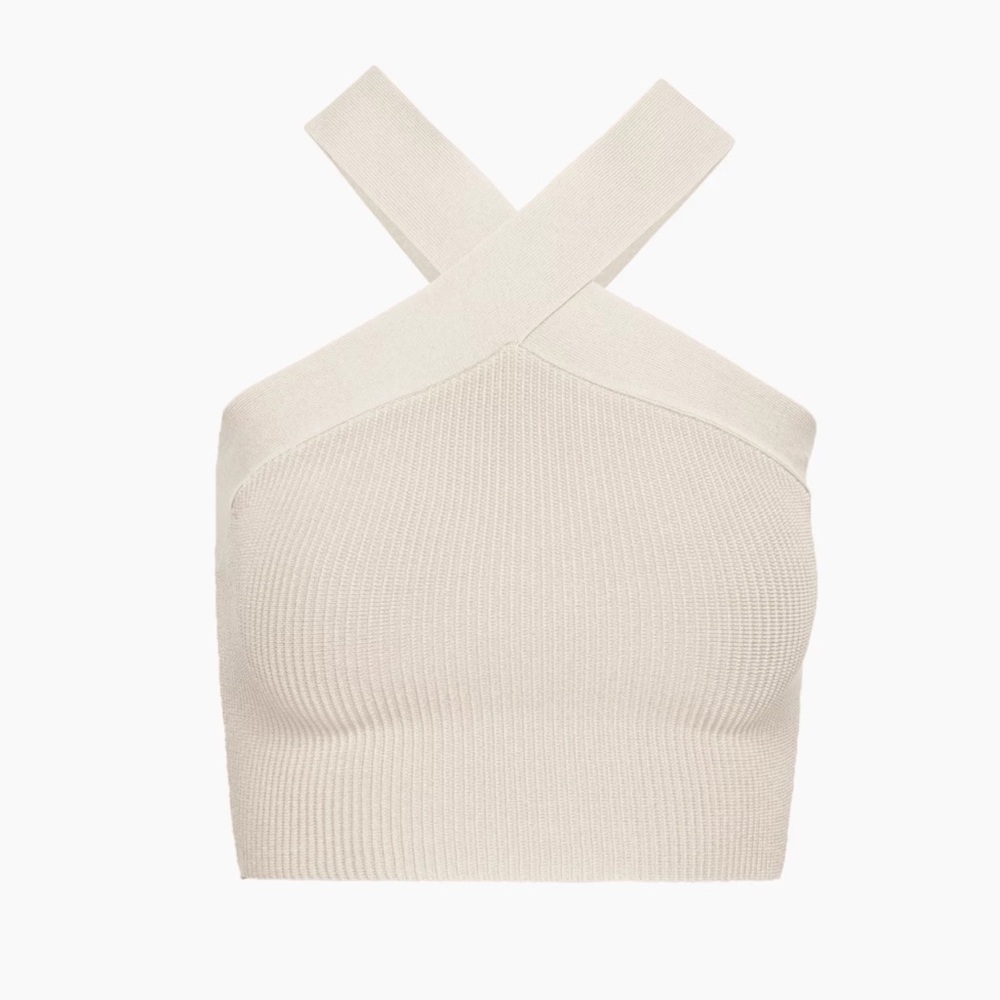 ARTIZIA - Babaton “Sculpt Knit Criss Cross Cropped Tank”